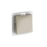 Выключатель 1-кл. AtlasDesign (сх. 1) 10AX быстрозажим. клем. механизм шампань SE ATN000511S